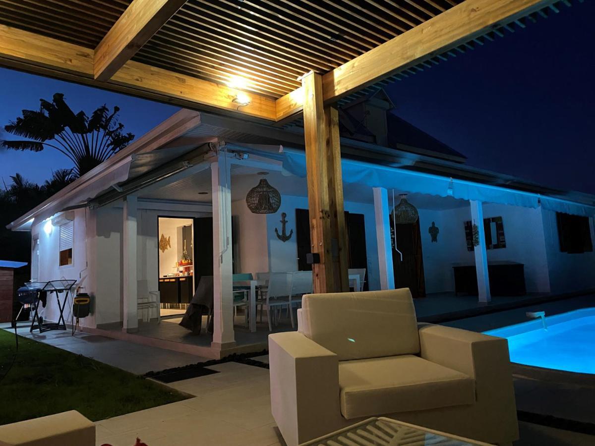 Villa Nomilou Beach Avec Acces Direct Plage Saint-Francois  Exterior foto